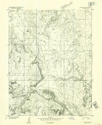 Moab 4 NW Utah Historical topographic map, 1:24000 scale, 7.5 X 7.5 Minute, Year 1952