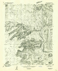Moab 4 SW Utah Historical topographic map, 1:24000 scale, 7.5 X 7.5 Minute, Year 1952