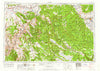 Moab Utah Historical topographic map, 1:250000 scale, 1 X 2 Degree, Year 1962