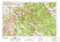 Moab Utah Historical topographic map, 1:250000 scale, 1 X 2 Degree, Year 1956