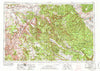 Moab Utah Historical topographic map, 1:250000 scale, 1 X 2 Degree, Year 1956