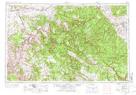 Moab Utah Historical topographic map, 1:250000 scale, 1 X 2 Degree, Year 1956