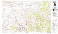 Moab Utah Historical topographic map, 1:100000 scale, 30 X 60 Minute, Year 1983