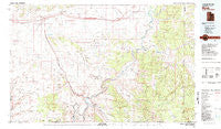 Moab Utah Historical topographic map, 1:100000 scale, 30 X 60 Minute, Year 1983