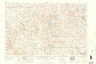 Moab Utah Historical topographic map, 1:250000 scale, 1 X 2 Degree, Year 1960
