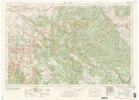 Moab Utah Historical topographic map, 1:250000 scale, 1 X 2 Degree, Year 1959