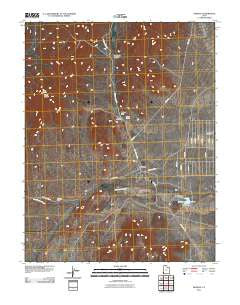 Modena Utah Historical topographic map, 1:24000 scale, 7.5 X 7.5 Minute, Year 2011