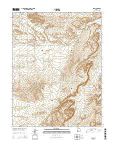Molen Utah Current topographic map, 1:24000 scale, 7.5 X 7.5 Minute, Year 2014
