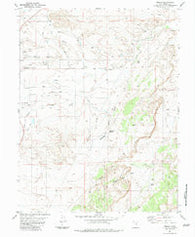 Molen Utah Historical topographic map, 1:24000 scale, 7.5 X 7.5 Minute, Year 1983