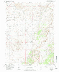 Molen Utah Historical topographic map, 1:24000 scale, 7.5 X 7.5 Minute, Year 1983