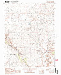 Mollie Hogans Utah Historical topographic map, 1:24000 scale, 7.5 X 7.5 Minute, Year 1991