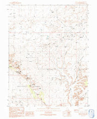 Mollie Hogans Utah Historical topographic map, 1:24000 scale, 7.5 X 7.5 Minute, Year 1991