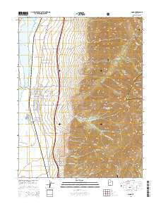 Mona Utah Current topographic map, 1:24000 scale, 7.5 X 7.5 Minute, Year 2014