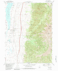 Mona Utah Historical topographic map, 1:24000 scale, 7.5 X 7.5 Minute, Year 1979