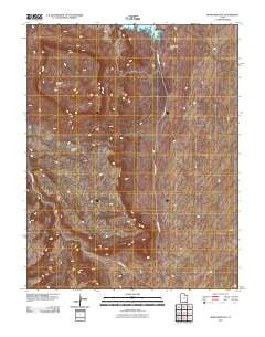 Monitor Butte Utah Historical topographic map, 1:24000 scale, 7.5 X 7.5 Minute, Year 2011