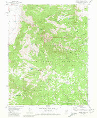 Monroe Peak Utah Historical topographic map, 1:24000 scale, 7.5 X 7.5 Minute, Year 1980