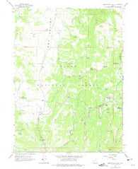 Monte Cristo PK Utah Historical topographic map, 1:24000 scale, 7.5 X 7.5 Minute, Year 1964