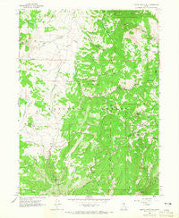 Monte Cristo PK Utah Historical topographic map, 1:24000 scale, 7.5 X 7.5 Minute, Year 1964