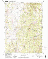 Monte Cristo Peak Utah Historical topographic map, 1:24000 scale, 7.5 X 7.5 Minute, Year 1991