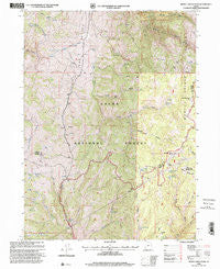 Monte Cristo Peak Utah Historical topographic map, 1:24000 scale, 7.5 X 7.5 Minute, Year 1998