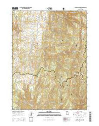 Monte Cristo Peak Utah Current topographic map, 1:24000 scale, 7.5 X 7.5 Minute, Year 2014