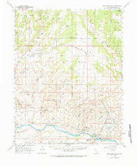 Montezuma Creek Utah Historical topographic map, 1:62500 scale, 15 X 15 Minute, Year 1962