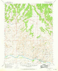Montezuma Creek Utah Historical topographic map, 1:62500 scale, 15 X 15 Minute, Year 1962