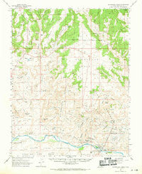 Montezuma Creek Utah Historical topographic map, 1:62500 scale, 15 X 15 Minute, Year 1962