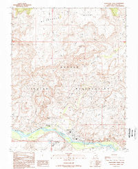 Montezuma Creek Utah Historical topographic map, 1:24000 scale, 7.5 X 7.5 Minute, Year 1989