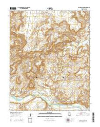 Montezuma Creek Utah Current topographic map, 1:24000 scale, 7.5 X 7.5 Minute, Year 2014