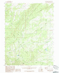 Monticello Lake Utah Historical topographic map, 1:24000 scale, 7.5 X 7.5 Minute, Year 1985