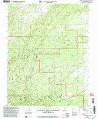 Monticello Lake Utah Historical topographic map, 1:24000 scale, 7.5 X 7.5 Minute, Year 2001