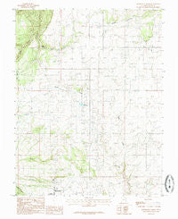 Monticello North Utah Historical topographic map, 1:24000 scale, 7.5 X 7.5 Minute, Year 1985