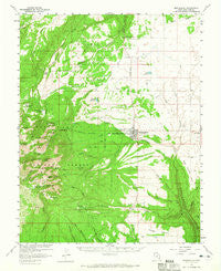 Monticello Utah Historical topographic map, 1:62500 scale, 15 X 15 Minute, Year 1957