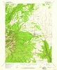 Monticello Utah Historical topographic map, 1:62500 scale, 15 X 15 Minute, Year 1957