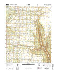 Monticello South Utah Current topographic map, 1:24000 scale, 7.5 X 7.5 Minute, Year 2014