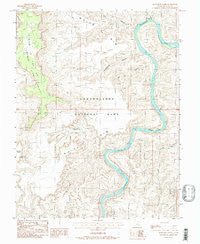 Monument Basin Utah Historical topographic map, 1:24000 scale, 7.5 X 7.5 Minute, Year 1988