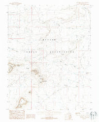 Monument Pass Utah Historical topographic map, 1:24000 scale, 7.5 X 7.5 Minute, Year 1988