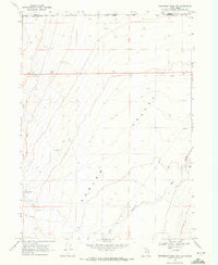 Monument Peak NW Utah Historical topographic map, 1:24000 scale, 7.5 X 7.5 Minute, Year 1968