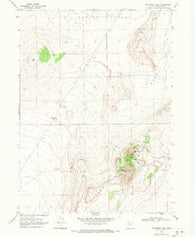 Monument Peak Utah Historical topographic map, 1:24000 scale, 7.5 X 7.5 Minute, Year 1968