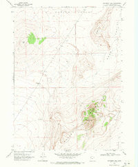 Monument Peak Utah Historical topographic map, 1:24000 scale, 7.5 X 7.5 Minute, Year 1968