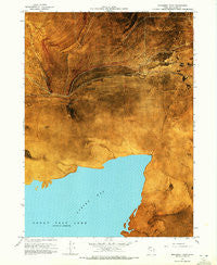 Monument Point Utah Historical topographic map, 1:24000 scale, 7.5 X 7.5 Minute, Year 1968