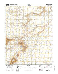 Monument Pass Utah Current topographic map, 1:24000 scale, 7.5 X 7.5 Minute, Year 2014