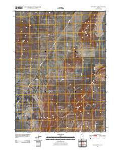 Monument Peak Utah Historical topographic map, 1:24000 scale, 7.5 X 7.5 Minute, Year 2011