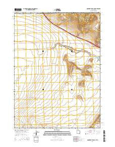Monument Peak NE Utah Current topographic map, 1:24000 scale, 7.5 X 7.5 Minute, Year 2014