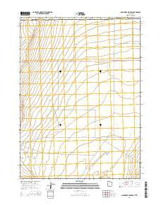 Monument Peak NW Utah Current topographic map, 1:24000 scale, 7.5 X 7.5 Minute, Year 2014
