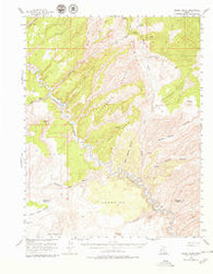 Moody Creek Utah Historical topographic map, 1:62500 scale, 15 X 15 Minute, Year 1953