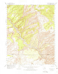 Moody Creek Utah Historical topographic map, 1:62500 scale, 15 X 15 Minute, Year 1953