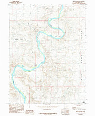 Moon Bottom Utah Historical topographic map, 1:24000 scale, 7.5 X 7.5 Minute, Year 1985