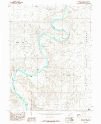 Moon Bottom Utah Historical topographic map, 1:24000 scale, 7.5 X 7.5 Minute, Year 1985